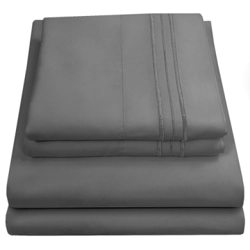 Queen Size Bed Sheets - 1800 Supreme Collection Soft Bedding Set with Secure Corners