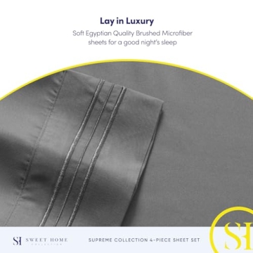 Queen Size Bed Sheets - Extra Soft Luxury Bedding Set