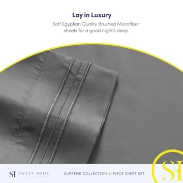 Queen Size Bed Sheets - Extra Soft Luxury Bedding Set