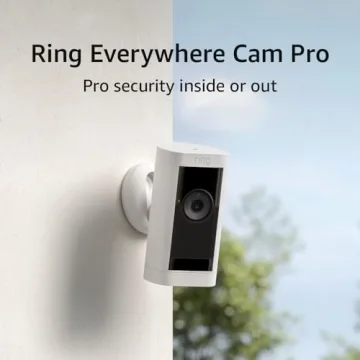 Ring Stick Up Cam Pro with Color Night Vision and Two-Way Audio