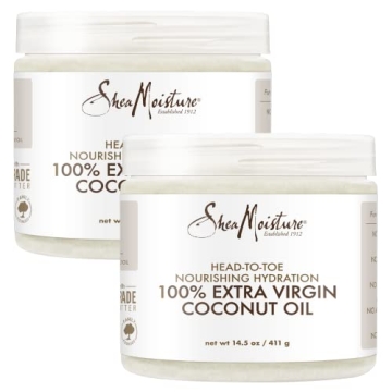 Shea Moisture Coconut Oil, 100% Extra Virgin Coconut Oil Skin Care, Pregnancy Moisturizer for Stretc...