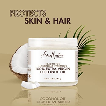 SHEA MOISTURE 100% Extra Virgin Coconut Oil for Skin & Hair