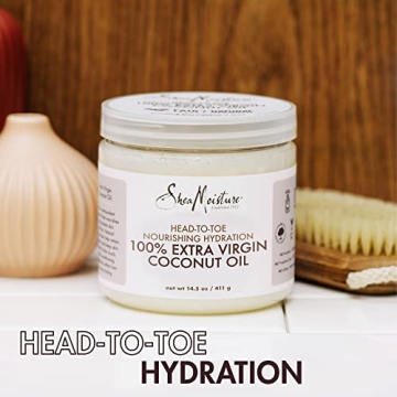 SHEA MOISTURE 100% Extra Virgin Coconut Oil for Skin & Hair