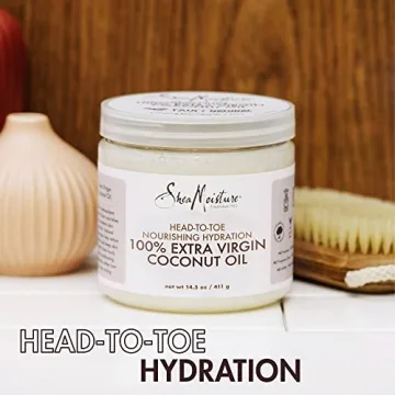 SHEA MOISTURE 100% Extra Virgin Coconut Oil for Skin & Hair