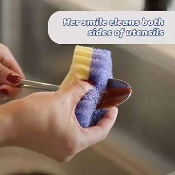 Scrub Mommy Dual Sided Sponge - Effective & Odor Resistant