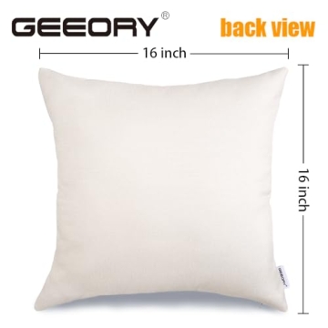 GEEORY Fall Decorative Pillow Covers Set of 4 - Autumn Charm