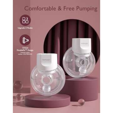 Momcozy Hands-Free Breast Pump for Ultimate Comfort