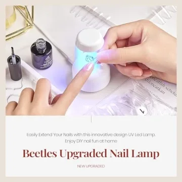Beetles Mini UV Light for Gel Nails - Fast & Portable