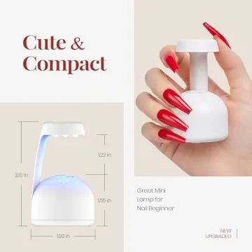 Beetles Mini UV Light for Gel Nails - Fast & Portable