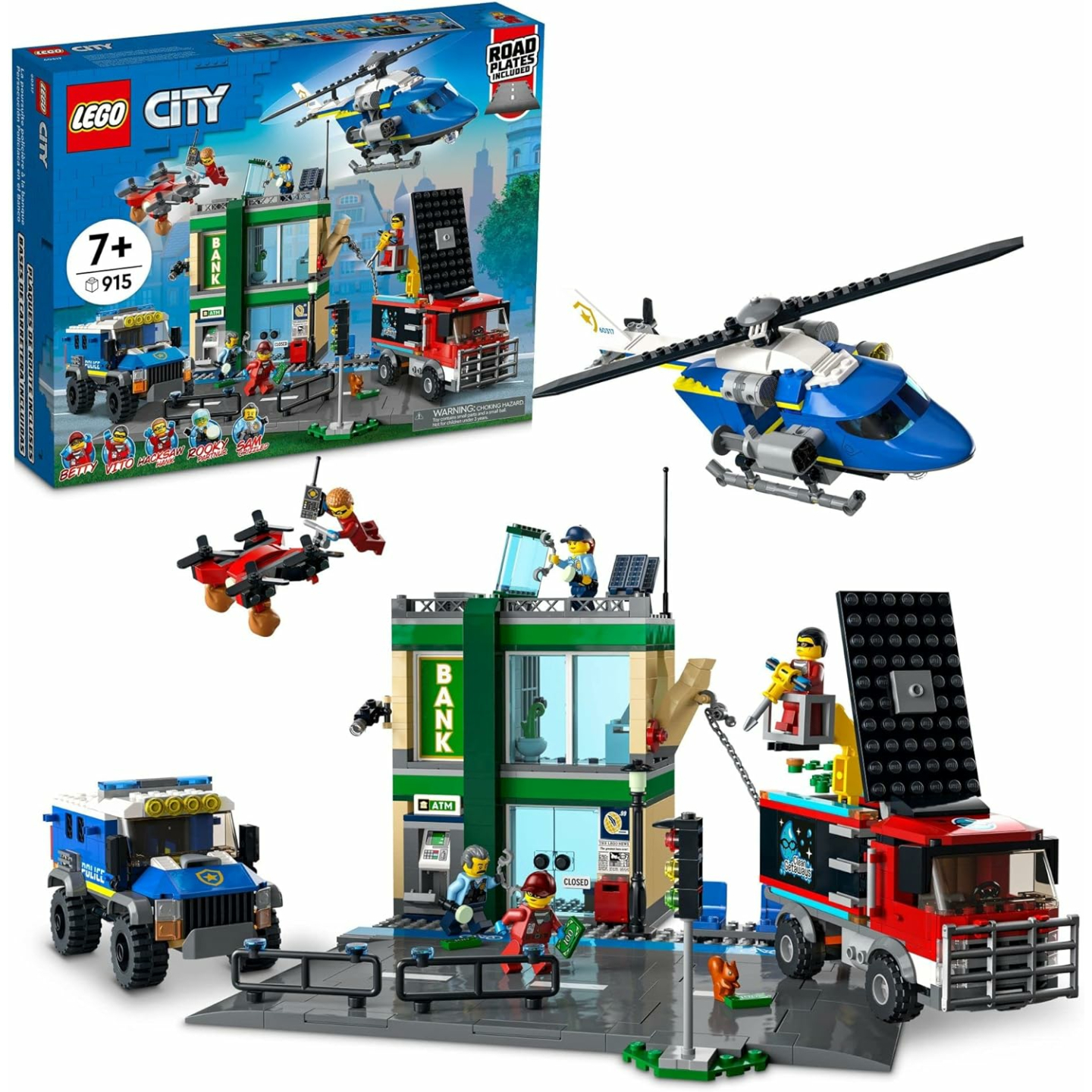LEGO City Police Chase 60317 Building Set for Kids