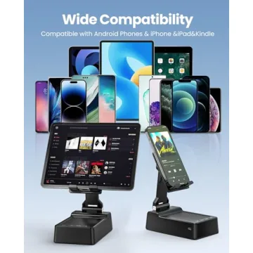 Bluetooth Speaker Phone Stand - Great Gift for Men & Women