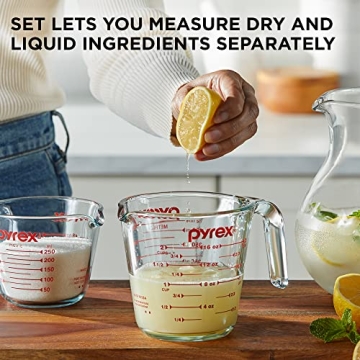 Pyrex Glass Measuring Cup Set – 1 & 2 Cup