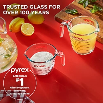 Pyrex Glass Measuring Cup Set – 1 & 2 Cup