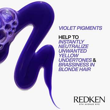 REDKEN Color Extend Blondage Color Depositing Purple Shampoo, Conditioner and Hair Mask | For Blonde Hair | Neutralizes Brassy Tones In Blonde Hair | With Salicylic Acid
