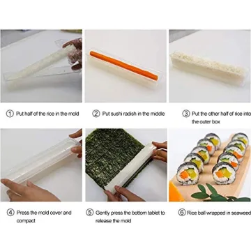 Fairman Sushi Maker - Easy DIY Sushi Making Kit for Everyone