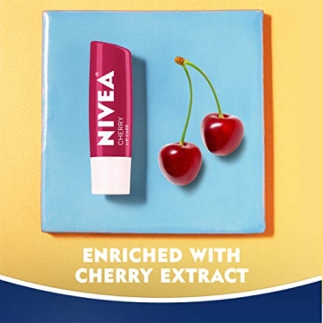 NIVEA Fruity Tinted Lip Balm Pack of 4 - 0.17 Oz