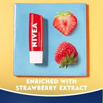 NIVEA Fruity Tinted Lip Balm Pack of 4 - 0.17 Oz