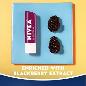 NIVEA Fruity Tinted Lip Balm Pack of 4 - 0.17 Oz