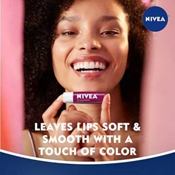 NIVEA Fruity Tinted Lip Balm Pack of 4 - 0.17 Oz