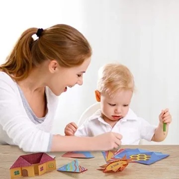 hapray Origami Kit for Kids 5-12 with 98 Vibrant Sheets