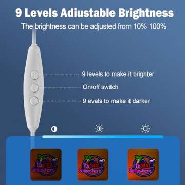 Ultrathin Its 5 00 O'clock Some Where Neon Sign Art Wall Lights for Bedroom Windows Glass Hotel Pub Cafe Wedding Birthday Party Gifts