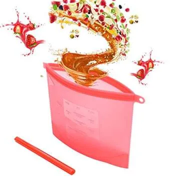 Eco-Friendly WOHOME Silicone Food Storage Bags for All