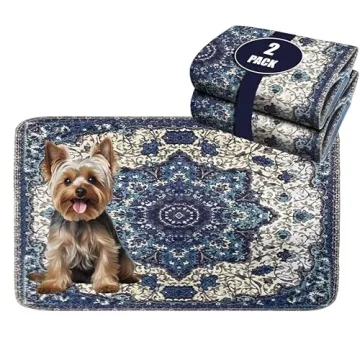 PUPIBOO Washable Pee Pads for Dogs - Super Absorbent Reusable Puppy Training Pads - 100% Waterproof,...