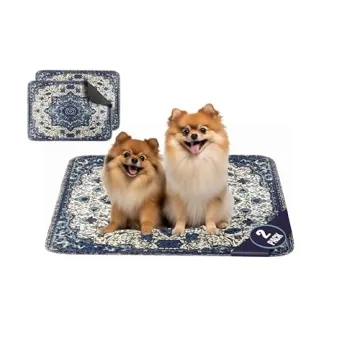 PUPIBOO Washable Pee Pads for Dogs - Super Absorbent Reusable Puppy Training Pads - 100% Waterproof, Leak-Proof & Non-Slip Whelping Pads for Pet Housebreaking