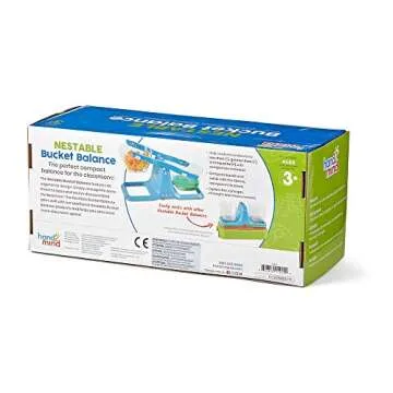 hand2mind Blue Nestable Bucket Balance for Kids Learning