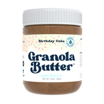 Oat Haus Birthday Cake Granola Butter - Allergy-Free Indulgence