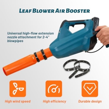 Leaf Blower Air Booster - Universal Nozzle Attachment for Yard Cleanup Efficiency