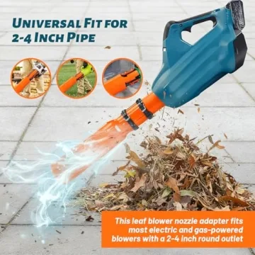 Leaf Blower Air Booster: Universal Nozzle Attachment for Quick Cleanup