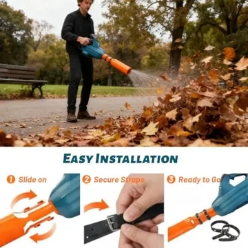 Leaf Blower Air Booster: Universal Nozzle Attachment for Quick Cleanup
