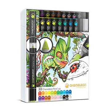 Chameleon Color Tones Deluxe Set - 22 Vibrant Art Markers