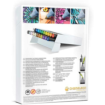 Chameleon Color Tones Deluxe Set - 22 Vibrant Art Markers