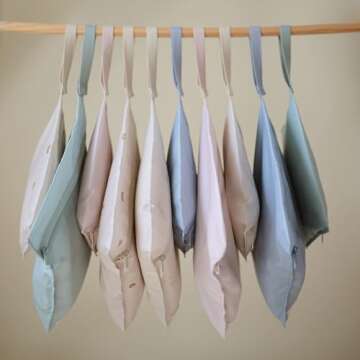 Mushie Waterproof Wet Bags - Set of 2 Stylish Organizers