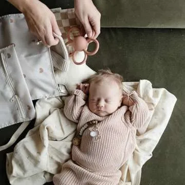 Mushie Waterproof Wet Bags - Set of 2 Stylish Organizers