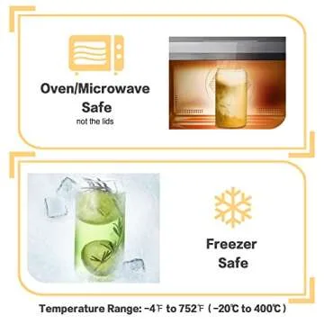 HOMBERKING Glass Cups with Bamboo Lids and Straws 12pcs Set, 20oz Can Shaped Glass Cups, Beer Glasses, Iced Coffee Cups, Cute Tumbler Cup with Cleaning Brushes, Ideal for Cocktail, Whiskey, Tea