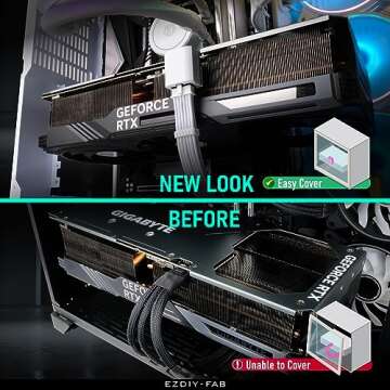 EZDIY-FAB Angled Power Adapter for RTX40 Series GPUs