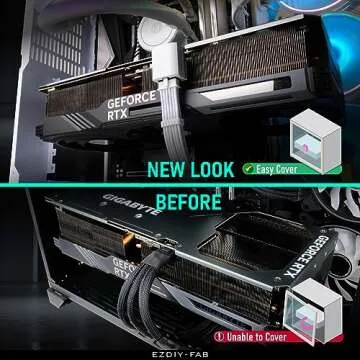 EZDIY-FAB Angled Power Adapter for RTX40 Series GPUs