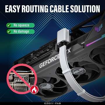 EZDIY-FAB Angled Power Adapter for RTX40 Series GPUs