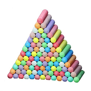 JOYIN 120 Pack Giant Washable Sidewalk Chalk for Kids