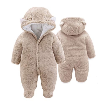 XMWEALTHY Unisex Baby Clothes Winter Coats Cute Newborn Infant Jumpsuit Snowsuit Bodysuits Baby Gift...