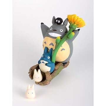 Charming Ensky Totoro Stacking Figure Set for Collectors