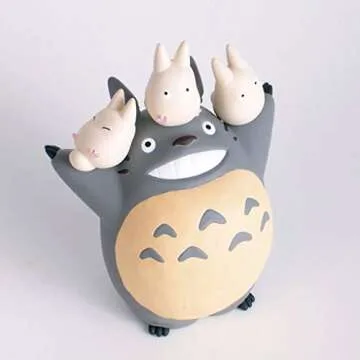 Charming Ensky Totoro Stacking Figure Set for Collectors
