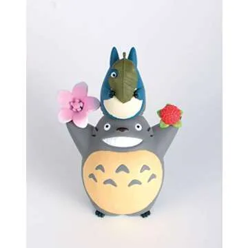 Charming Ensky Totoro Stacking Figure Set for Collectors