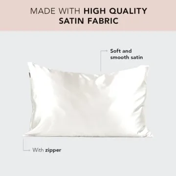 Enhanced Sleep with Kitsch Satin Pillowcase - Luxurious & Chic