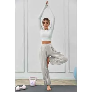 Shop Fisoew High Waisted Harem Yoga Pants for Comfort
