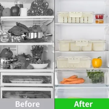 Cranviech Portable & Stylish Divided Snack Tray 4 Compartment