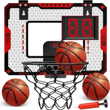 Mini Electronic Basketball Hoop for Kids 5-10+